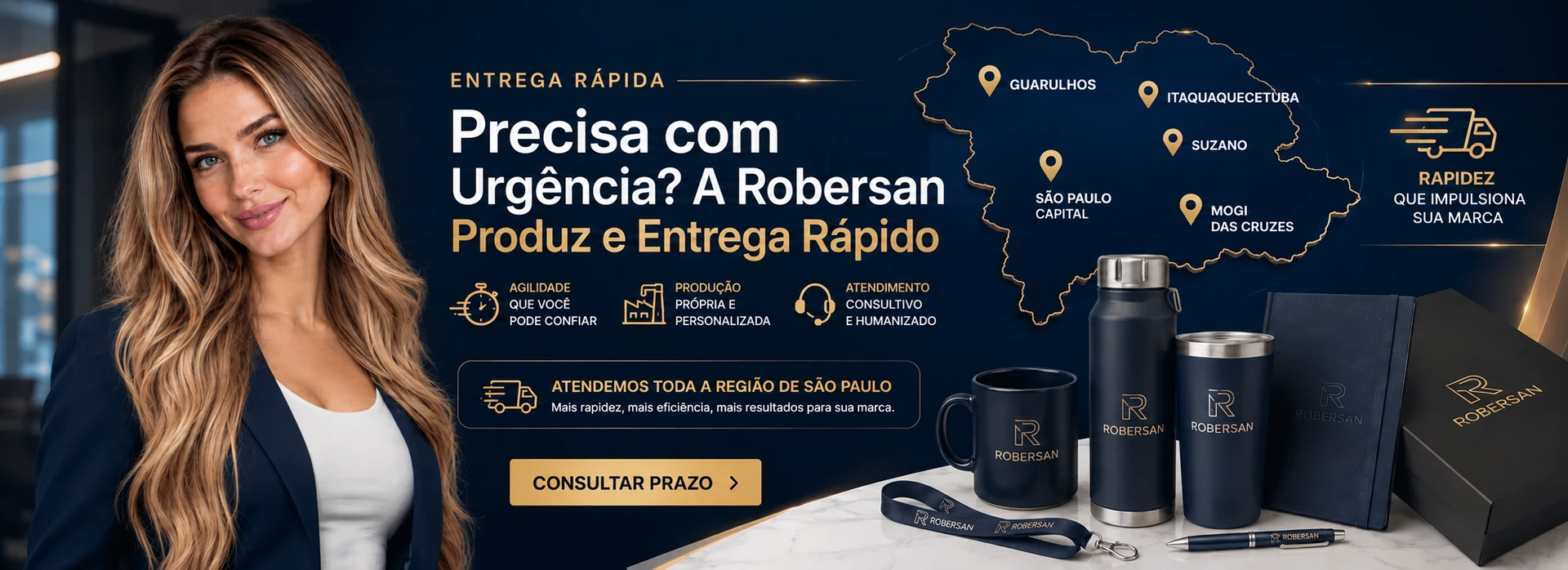 Atendimento e entrega: consulte prazos para sua região